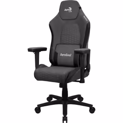 Aerocool CROWN AeroWeave, Sedia per gaming universale, 150 kg, Seduta imbottita, Schienale imbottito, 125 kg, Nero