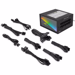 Aerocool MIRAGEGOLD850M alimentatore per computer 850 W 20+4 pin ATX ATX Nero - Vista aggiuntiva 5