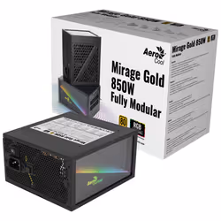 Aerocool MIRAGEGOLD850M alimentatore per computer 850 W 20+4 pin ATX ATX Nero - Vista aggiuntiva 6