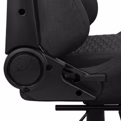 Aerocool Royal AeroWeave Sedia per gaming universale Seduta imbottita Nero - Vista aggiuntiva 6