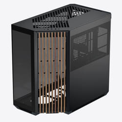 APNX V1-W-BK-v1 Midi Tower Nero, Legno