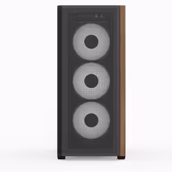 Aerocool D501A Midi Tower Nero, Legno - Vista aggiuntiva 2