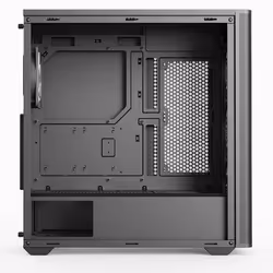 Aerocool D501A Midi Tower Nero, Legno - Vista aggiuntiva 3