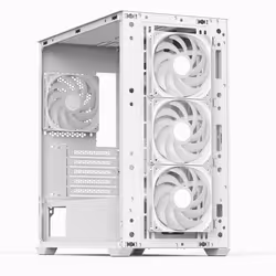 Aerocool D301A Mini Case PC Mini Tower Bianco, Legno - Vista aggiuntiva 5