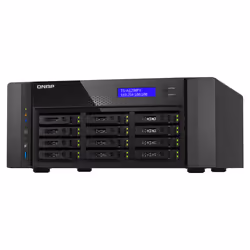 QNAP TS-h1290FX NAS Tower EPYC 7302P 128 GB DDR4 0 TB QuTS hero Nero - Vista aggiuntiva 4
