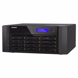 QNAP TS-h1290FX NAS Tower EPYC 7302P 128 GB DDR4 0 TB QuTS hero Nero - Vista aggiuntiva 5