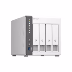 QNAP TS-433 NAS Tower ARM Cortex-A55 4 GB 0 TB QNAP QTS Bianco - Vista aggiuntiva 4