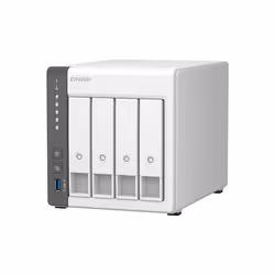 QNAP TS-433 NAS Tower ARM Cortex-A55 4 GB 0 TB QNAP QTS Bianco - Vista aggiuntiva 5