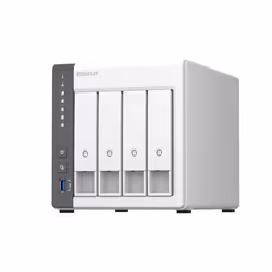 QNAP TS-433 NAS Tower ARM Cortex-A55 4 GB 0 TB QNAP QTS Bianco - Vista aggiuntiva 6