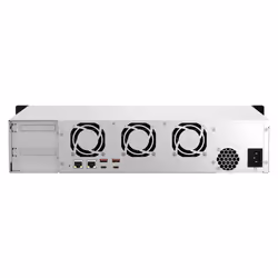 QNAP TS-873AEU-4G server NAS e di archiviazione Armadio (2U) Ryzen Embedded V1500B 4 GB DDR4 0 TB QuTS hero Nero - Vista aggiuntiva 6