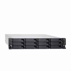 QNAP TS-H1886XU-RP-R2 NAS Armadio (3U) Intel® Xeon® D D-1622 32 GB DDR4 0 TB QuTS hero Nero, Grigio - Vista aggiuntiva 8