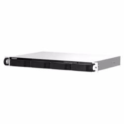 QNAP TS-464eU NAS Rack (1U) Intel® Celeron® N5095 8 GB DDR4 0 TB QNAP Turbo System Alluminio, Nero - Vista aggiuntiva 4