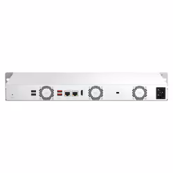 QNAP TS-464eU NAS Rack (1U) Intel® Celeron® N5095 8 GB DDR4 0 TB QNAP Turbo System Alluminio, Nero - Vista aggiuntiva 6