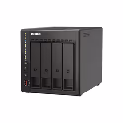 QNAP TS-453E NAS Tower Intel® Celeron® J6412 8 GB 0 TB QNAP QTS Nero - Vista aggiuntiva 6