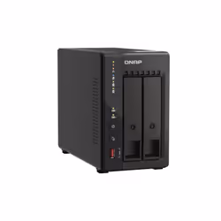 QNAP TS-253E NAS Tower Intel® Celeron® J6412 8 GB 0 TB QNAP QTS Nero - Vista aggiuntiva 5
