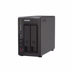 QNAP TS-253E NAS Tower Intel® Celeron® J6412 8 GB 0 TB QNAP QTS Nero - Vista aggiuntiva 6