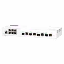 QNAP QSW-M2106-4C switch di rete Gestito L2 2.5G Ethernet (100/1000/2500) Bianco - Vista aggiuntiva 5