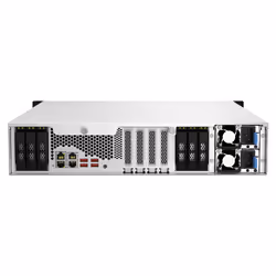 QNAP TS-h1887XU-RP NAS Armadio (2U) Intel Xeon E E-2334 16 GB DDR4 0 TB QuTS hero Nero, Bianco - Vista aggiuntiva 6