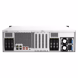 QNAP TS-h2287XU-RP NAS Armadio (3U) Intel Xeon E E-2336 32 GB DDR4 0 TB QuTS hero Nero, Bianco - Vista aggiuntiva 6