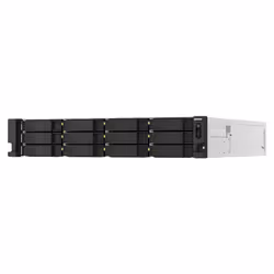 QNAP TS-H1887XU-RP NAS Armadio (2U) Intel Xeon E E-2336 32 GB DDR4 0 TB QuTS hero Nero, Bianco - Vista aggiuntiva 4
