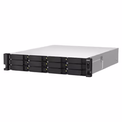 QNAP TS-H1887XU-RP NAS Armadio (2U) Intel Xeon E E-2336 32 GB DDR4 0 TB QuTS hero Nero, Bianco - Vista aggiuntiva 5