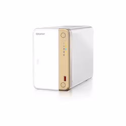 QNAP TS-262 NAS Tower Intel® Celeron® N4505 4 GB 0 TB QNAP QTS Oro, Bianco - Vista aggiuntiva 4