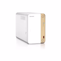 QNAP TS-262 NAS Tower Intel® Celeron® N4505 4 GB 0 TB QNAP QTS Oro, Bianco - Vista aggiuntiva 5