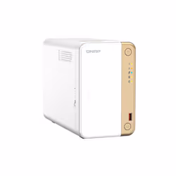 QNAP TS-262 NAS Tower Intel® Celeron® N4505 4 GB 0 TB QNAP QTS Oro, Bianco - Vista aggiuntiva 6