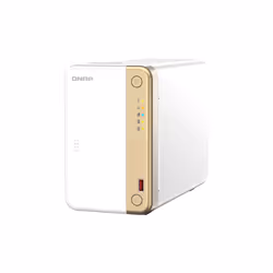 QNAP TS-262 NAS Tower Intel® Celeron® N4505 4 GB 0 TB QNAP QTS Oro, Bianco - Vista aggiuntiva 7