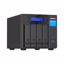 QNAP TVS-H474 NAS Tower Intel® Pentium® G7400 8 GB DDR4 0 TB QuTS hero Nero - Vista aggiuntiva 4