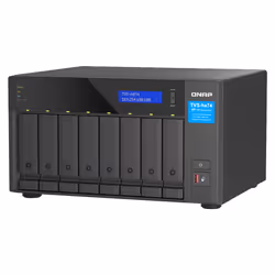 QNAP TVS-h874 NAS Tower Intel® Core™ i7 32 GB DDR4 0 TB QuTS hero Nero - Vista aggiuntiva 5