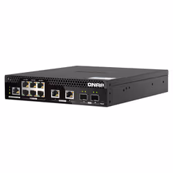 QNAP QSW-M2106PR-2S2T, Gestito, L2, 10G Ethernet (100/1000/10000), Supporto Power over Ethernet (PoE), Montaggio rack, 1U