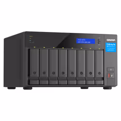 QNAP TVS-h874X NAS Tower Intel® Core™ i9 64 GB DDR4 0 TB QuTS hero Nero - Vista aggiuntiva 4