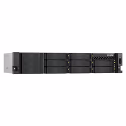 QNAP TS-855EU-8G server NAS e di archiviazione Armadio (2U) Intel Atom® C5125 8 GB DDR4 0 TB QuTS hero Nero - Vista aggiuntiva 4