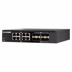 QNAP QSW-3216R-8S8T switch di rete Non gestito L2 10G Ethernet (100/1000/10000) Nero - Vista aggiuntiva 4