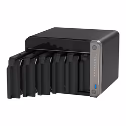 QNAP TS-AI642-8G server NAS e di archiviazione Tower ARM Cortex-A76 8 GB Nero - Vista aggiuntiva 4