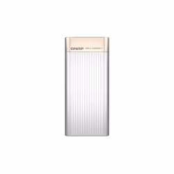 QNAP USB 4 Type-C to 1 x 10GBASE-T Network Ad, Cablato, USB tipo-C, Ethernet, 10000 Mbit/s, Argento
