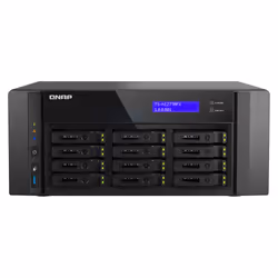 QNAP TS-H1277AFX-R7-32G server NAS e di archiviazione Tower AMD Ryzen™ 7 32 GB DDR5 0 TB QuTS hero Nero - Vista aggiuntiva 2
