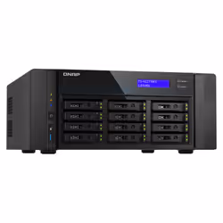 QNAP TS-H1277AFX-R7-32G server NAS e di archiviazione Tower AMD Ryzen™ 7 32 GB DDR5 0 TB QuTS hero Nero - Vista aggiuntiva 3