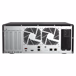 QNAP TS-H1277AFX-R7-32G server NAS e di archiviazione Tower AMD Ryzen™ 7 32 GB DDR5 0 TB QuTS hero Nero - Vista aggiuntiva 6