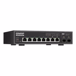 QNAP QSW-L3208-2C6T switch di rete Gestito L2 10G Ethernet (100/1000/10000) Desktop Nero - Vista aggiuntiva 4