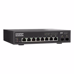 QNAP QSW-L3208-2C6T switch di rete Gestito L2 10G Ethernet (100/1000/10000) Desktop Nero - Vista aggiuntiva 8