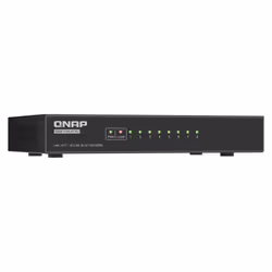 QNAP QSW-1108-8T-R2 switch di rete Non gestito 2.5G Ethernet (100/1000/2500) Desktop Nero - Vista aggiuntiva 5
