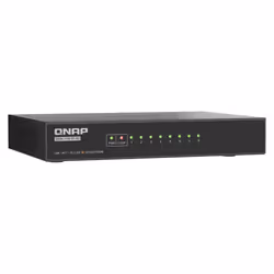 QNAP QSW-1108-8T-R2 switch di rete Non gestito 2.5G Ethernet (100/1000/2500) Desktop Nero - Vista aggiuntiva 8