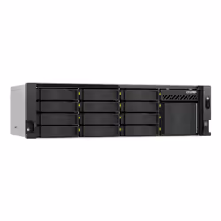 QNAP TS-H1655XEU-RP Server di archiviazione Armadio (3U) Intel Atom® C5125 8 GB DDR4 0 TB QuTS hero Nero, Grigio - Vista aggiuntiva 3