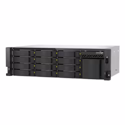 QNAP TS-H1655XEU-RP Server di archiviazione Armadio (3U) Intel Atom® C5125 8 GB DDR4 0 TB QuTS hero Nero, Grigio - Vista aggiuntiva 4