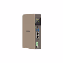 QNAP QBoat-300 NAS Compatta 4 GB 0 TB QNAP QTS Grigio - Vista aggiuntiva 2
