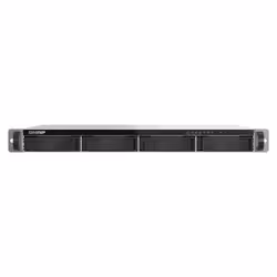 QNAP TS-432XeU NAS Rack (1U) 4 GB DDR4 0 TB QNAP QTS Nero, Grigio - Vista aggiuntiva 2