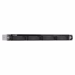 QNAP TS-432XeU NAS Rack (1U) 4 GB DDR4 0 TB QNAP QTS Nero, Grigio - Vista aggiuntiva 3