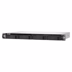 QNAP TS-432XeU NAS Rack (1U) 4 GB DDR4 0 TB QNAP QTS Nero, Grigio - Vista aggiuntiva 4